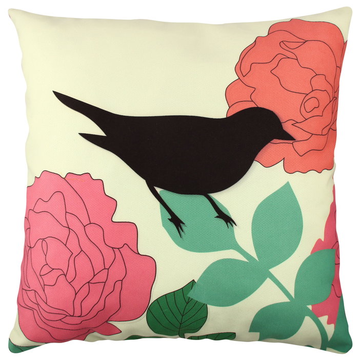 Aberto Design Cojín Multicolor 43 x 43 cm Aberto Design Cojín Multicolor 43 x 43 cm